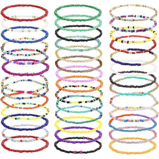 40Pcs African Waist Beads Chain Layered Belly Body Chain Beach Waist Body Accessories For Women Weight Loss 40Pcs African Waist Beads Chain Layered Belly Body Chain Beach Waist Body Accessories For Women Weight Loss